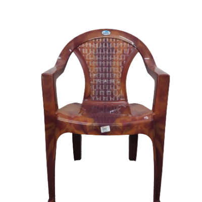 Nilkamal Brown Plastic Chair