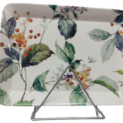 Floral Printed Dinner Tray