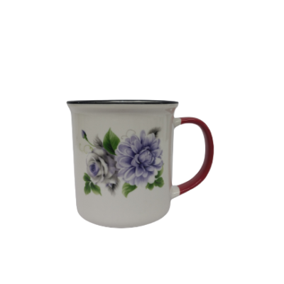 Floral Printed Drinking Mug