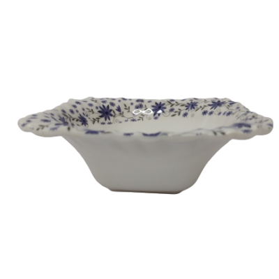 Blue Floral Melamine Bowl