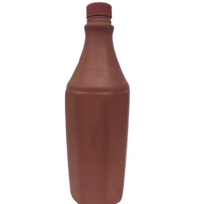 Pottery Clay Water Bottle