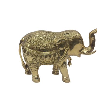 Brand Generic Golden Elephant Statues