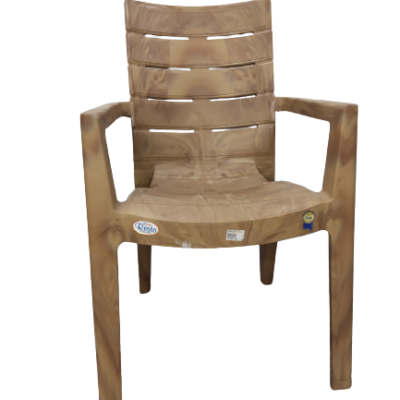 Brand Resto Sandal Back Wooden Design Plastic Chair