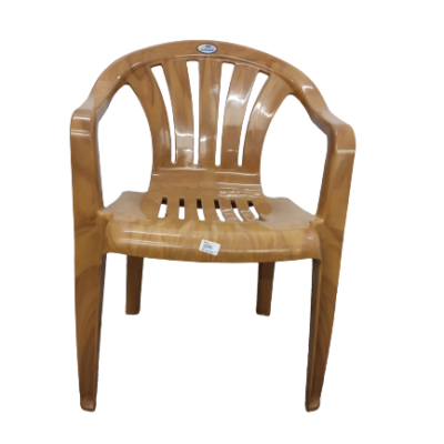 Back Round Cut Design Sandal Plastic Chair